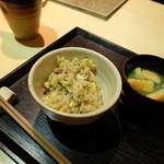 美の - 〆は栗ご飯