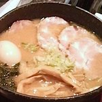 麺屋 稀水 - 味噌チャーシュー　味玉　太麺