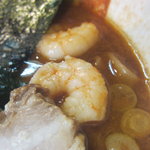 麺屋 優創 - 魚介味噌のアップ