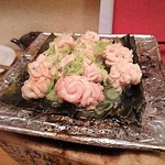 酒菜と炭 てりや - 鱈白子の昆布七輪焼き
