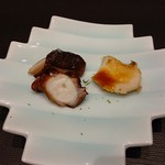 江戸前 鮨 服部 - ◎タコと煮鮑