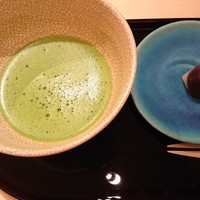 江戸前 鮨 服部 - ◎〆の抹茶と和菓子