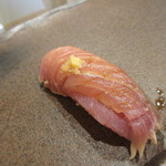 鮨 十兵衛 - ⑨ブリの漬け＋洋からし