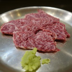 大衆ホルモン焼肉 順 - ☆ハラミ刺し(#^.^#)☆