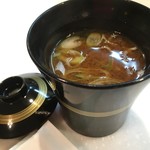 Miso soup 230 yen (253 yen including tax)