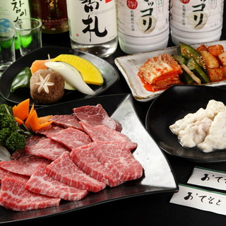 고기를 먹고 싶은 현풍 세트 4,390엔(부가세 포함 4,829엔)