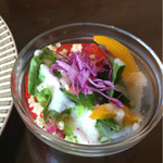 キーマカレーとチャイ なるせ堂 - サラダ！