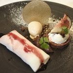 MAVO - 無花果と求肥のカネロニ "村雨”白露の月見
      