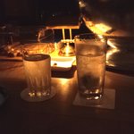 10TH STREET LOUNGE - ジントニック　バカラのグラスです