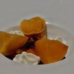 キメラ - 黄桃とマスカルポーネチーズ。