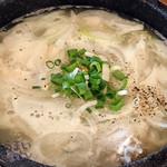韓国家庭料理　チェゴヤ - 「ハーフ参鶏湯　野菜チヂミセット」　1,380円