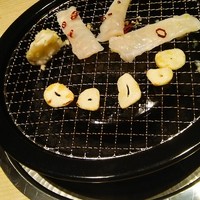 心・技・体 うるふ 博多 - 薬味で食べる焼き河豚