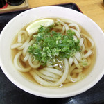 ちく泉 - かけうどん1玉（温）