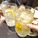 teppanryourisemmontenwabiyazammai - H28.09.18 超レモンサワー＆超炭酸 超ビッグ！メガ角ハイボールで乾杯
      