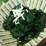 三陸 海の匠 磯香 - シンプルに刻み醤油。