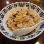 肉料理 荒川 - ガーリックライス。