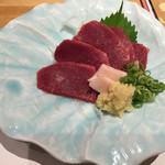 菅乃屋 - 馬刺し（石焼ランチ）