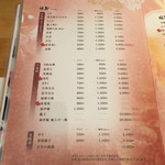 菅乃屋 - ドリンクメニュー②