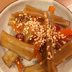 日本酒・おばんざい 梵 - きんぴら美味しいですよ〜