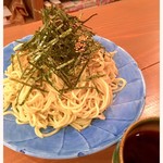 日本酒・おばんざい 梵 - 泥亀を加えた茶亀麺が新メニューに加わりました。
      喉越しが良くて、コシがあり、〆にぴったりです。
      ぜひお試しください。
