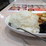 点心 你好 - 中華丼大盛り飯部分。