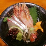 隠れ家Dinning　味杜 - ぼたん海老刺し＋おまけ