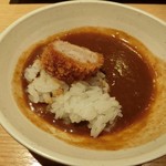 とんかつKYK - カツカレーにしてみた(^^♪