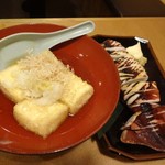 Sushi Izakaya Yataizushi - 揚げ出し豆腐にいか焼きです