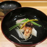 車力門 ちゃわんぶ - 28年9月　岩手松茸と鯛の椀