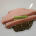 車力門 ちゃわんぶ - 28年9月　鮑　肝ソース