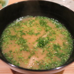 車力門 ちゃわんぶ - 28年9月　京揚げ味噌汁