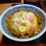 駅前やぶそば - 甘めの玉子丼