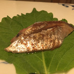鮓 きずな - 201609再訪 厚岸 秋刀魚肝醤油