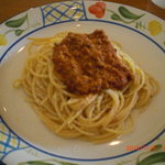 ピアッツア - 本日のランチ　ミートスパゲッティ