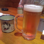 東方紅 - ビール420円はまぁまぁ