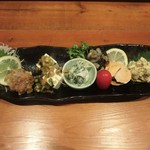 亭久五 - お一人様用、五種盛り