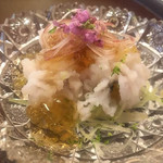 玄冶店 濱田家 - 淡路の鱧の土佐酢ジュレ、鱧の旨味、土佐酢の優しさ