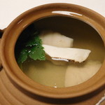 割烹 蒲焼 大沼 - 土瓶蒸し中身