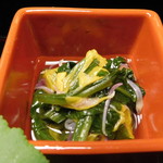 割烹 蒲焼 大沼 - お浸し