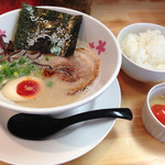 麺屋 桜息吹 - 豚骨TKGセット