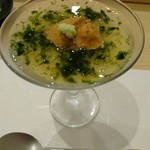 あま木 - 2016年9月 鮑と海苔と雲丹の蒸し物