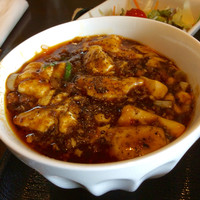 チャイニーズ 芹菜 - ミニ麻婆飯のアップ。