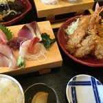 海鮮めし屋 磯人 - 刺身とフライ定食