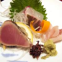 長崎卓袱浜勝 - 「刺身」は太刀魚と鰹