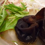 いち井 - キクラゲと水菜