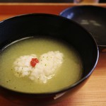 しのはら - H28/9　鱧とインゲンすり流し