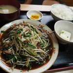 Tenjin - レバニラ定食です。
                        2016/09/22