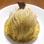 菓子工房　風花 - 村松産新栗のモンブラン（2016年9月）