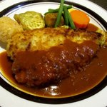 ハマユウ - チキンカツレツデミソース！