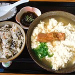 南部そば - ゆしどうふそばセット